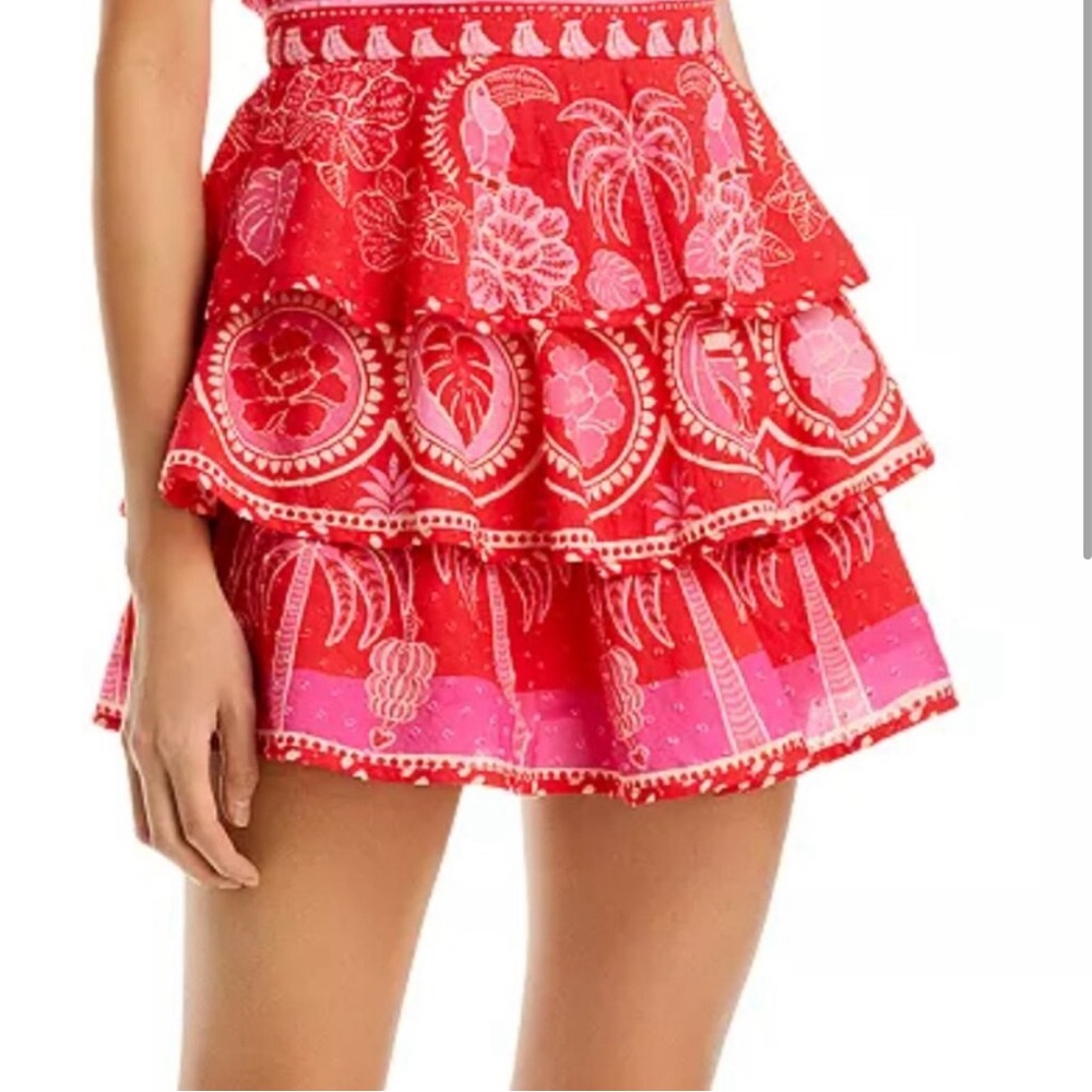 Farm Rio Summer Sunrise Mini Skirt-NWT
